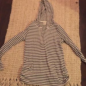 Striped hoodie
